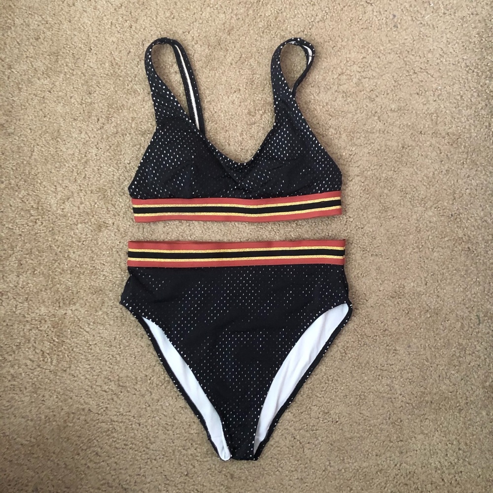 No Boundaries High Waisted Bathing Suit